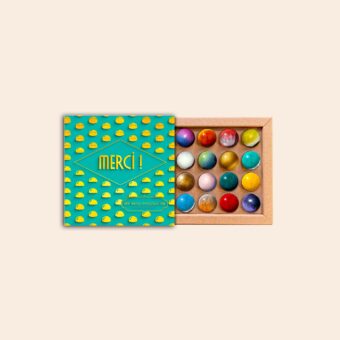 Coffret 16 dômes merci