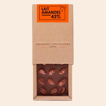 Tablette gourmande lait amandes
