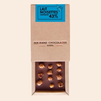 Tablette gourmande lait noisettes