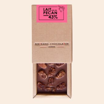 Tablette gourmande lait noix de pécan