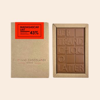Tablette lait Madagascar 43%