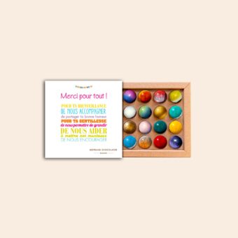 Coffret 16 dômes Merci ATSEM