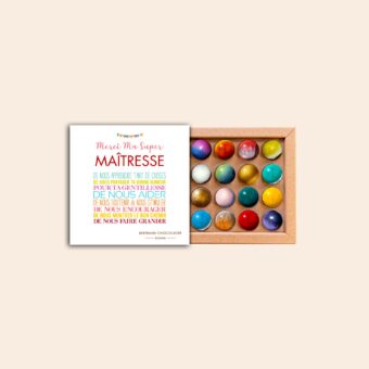 Coffret 16 dômes Merci Maîtresse