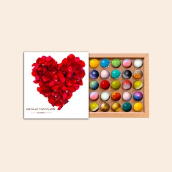 Coffret 25 dômes Coeur