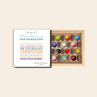 Coffret mixte 24 chocolats Merci pour vos bons soins