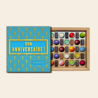 Coffret mixte 35 chocolats Anniversaire