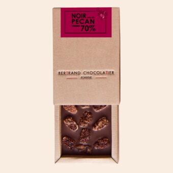 Tablette gourmande noir noix de pécan