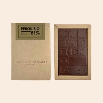 Tablette noir Pérou Bio 81%
