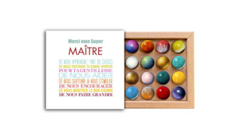 Coffret 16 dômes merci maître