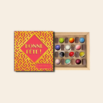 Coffret mixte 24 chocolats Bonne fête !