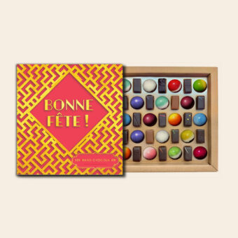Coffret mixte 35 chocolats Bonne fête !