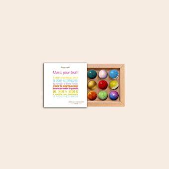 Coffret 9 dômes Merci ATSEM