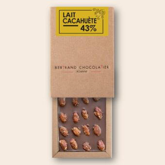Tablette gourmande lait Cacahuètes
