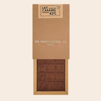 Tablette gourmande lait Eclats de caramel