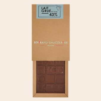 Tablette gourmande lait Grué de cacao