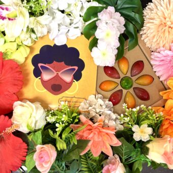 Coffret Pétales "Maman Cool" Jaune
