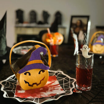 Sac en feutrine d'Halloween