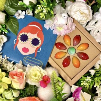 Coffret Pétales "Maman Cool" Bleu