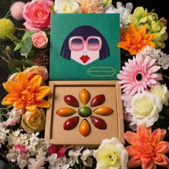 Coffret Pétales "Maman Cool" vert