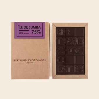 Tablette noir Ile de Sumba 75%