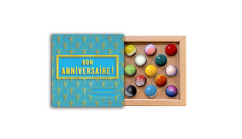 Coffret 13 dômes bon anniversaire
