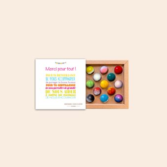 Coffret 13 dômes Merci ATSEM