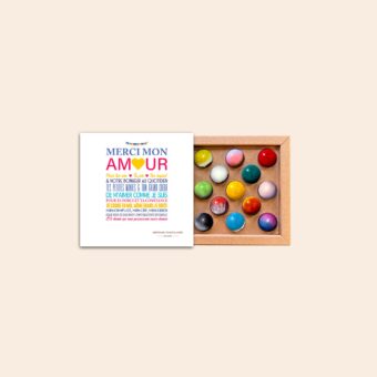 Coffret 13 dômes Merci Mon Amour