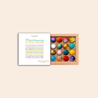 Coffret 16 dômes merci l'équipe