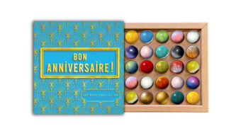 Coffret 25 dômes bon anniversaire