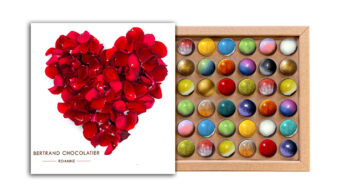 Coffret 36 dômes coeur fleur