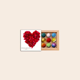Coffret 9 dômes Coeur