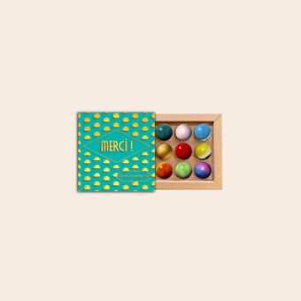 Coffret 9 dômes merci