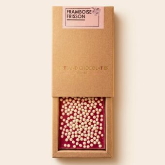 Tablette gourmande framboise frisson