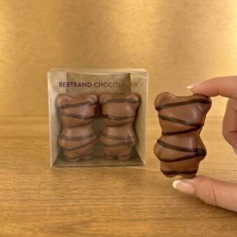 Sachet oursons pralinés chocolat lait