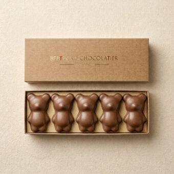 Coffret oursons chocolat lait
