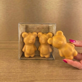 Sachet oursons guimauve chocolat blond