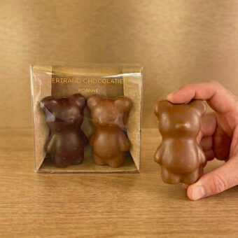 Sachet oursons guimauve chocolat lait & noir