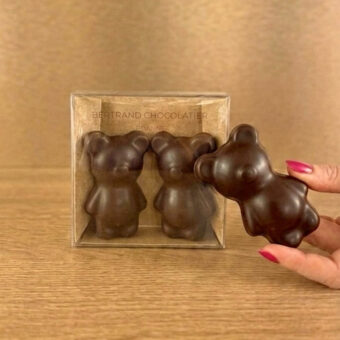 Sachet oursons guimauve chocolat noir