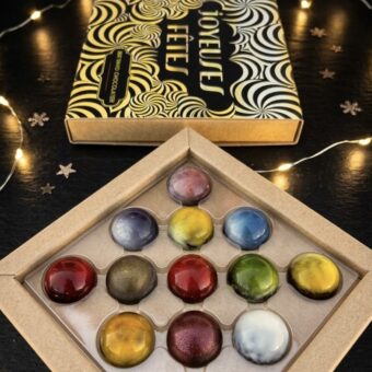 Coffret 13 dômes Joyeuses Fêtes