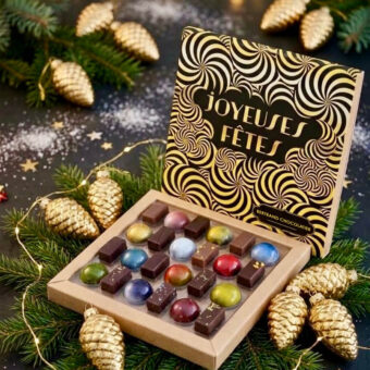 Coffret 24 chocolats mixtes Noël