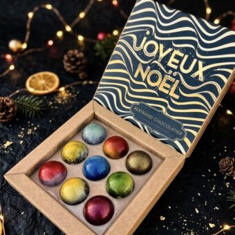 Coffret 9 dômes Joyeux Noël