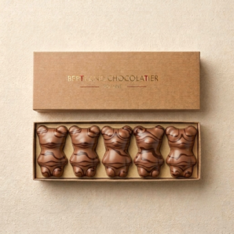 Coffret oursons guimauve Pralinés chocolat lait