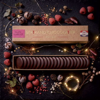 Palets framboise de Noël