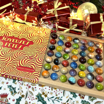 Coffret 49 dômes Joyeuses Fêtes
